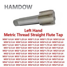 1PC Threading Taps M50 M51 M52 M53 M54 LH Metric Straight Flute Tap Left Hand