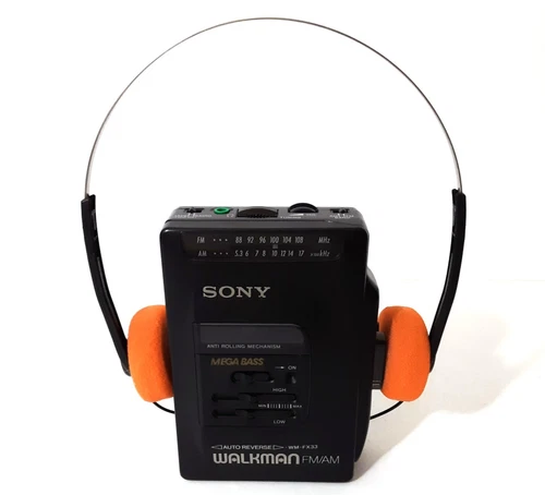 🔥 Sony Walkman WM-FX33 Cassette Tape Player Radio FM/AM Vintage Retro Restored!