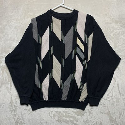 Vintage 90s St. Croix 3D Knit Sweater Men