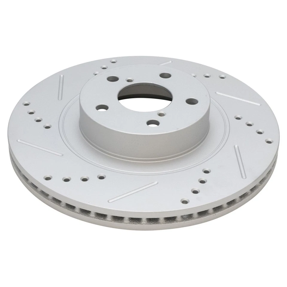 Drilled Brake Rotor Set Fits 07-15 Audi Q7 03-13 Cayenne 04-10 VW Touareg - Image 3 of 4