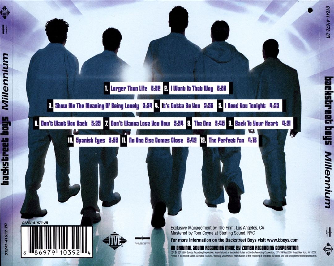 BACKSTREET BOYS MILLENNIUM NEW CD 886979103924| eBay