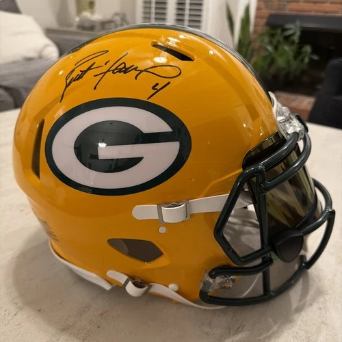 Brett Favre Autographed Packers Full Size Authentic Speed Helmet Radtke Sports