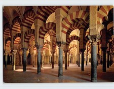 Postcard Interior View of the Mosque Cordoba Spain