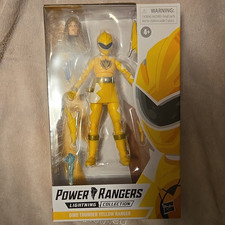 Hasbro Power Rangers Lightning Dino Thunder Yellow Ranger Figure Accessories