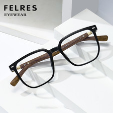 Men TR90 Anti Blue Light Square Simple Eyeglasses Clear Lens Glasses Frames New