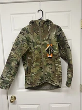 Sitka Goretex Wet Weather Protective Jacket Multicam WWP MDW Size Small LVL 6