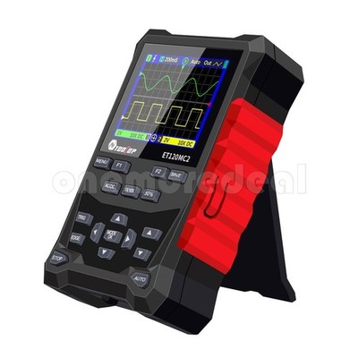 TOOLTOP ET120MC2 120MHz 500MS/S 2-Channel Oscilloscope Signal Generator+Probe