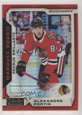 2018 O-Pee-Chee Platinum Marquee Rookies Red Prism 83/199 Alexandre Fortin 9ui