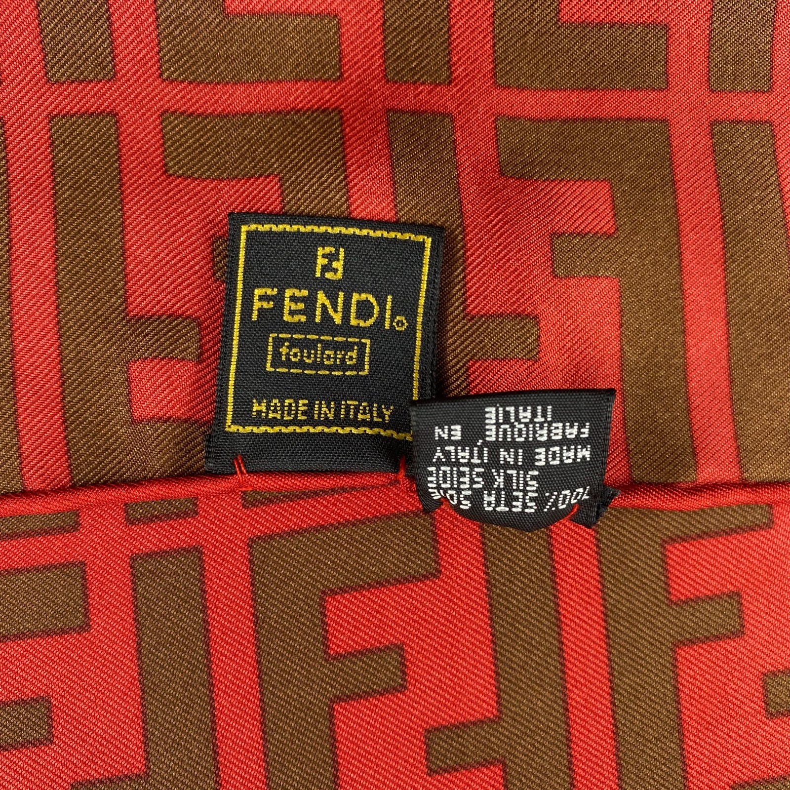 Vintage Fendi Silk Scarf image 6