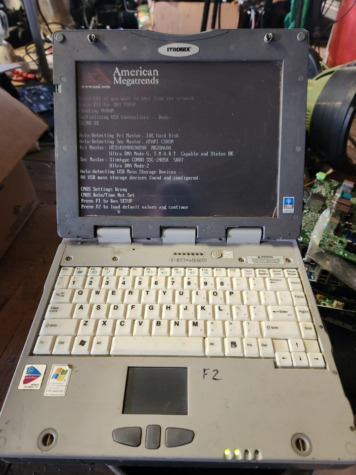 Resistente Grado Militar Itronix Go Book III IX260+ 80GB HDD Win XP (Funciona) Foto 3 de 4