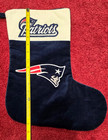 New England NE Patriots NFL Holiday Christmas Santa Hat & Stocking — photo 9