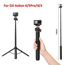 For DJI Action 6/5Pro/4/3 Camera Quick Release Mount Selfie Stick Tripod 1.4M