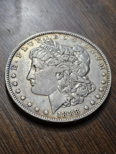 1888-O VAM-4 "HOT LIPS" DDO Morgan Silver Dollar - Looks VF/XF - GREAT VARIETY!