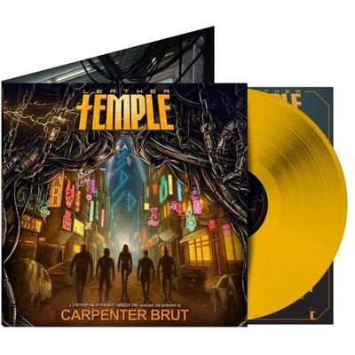 Carpenter Brut Leather Temple Limited Yellow Vinyl Sealed NEUWERTIG