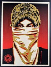 Shepard Fairey “Occupy Protestor” - Screen Print - Signed - Obey Giant