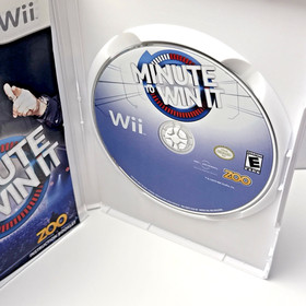 Minute to Win It Nintendo Wii CIB Complete Refurbished & Tested Free Shipping