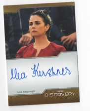 Mia Kirshner Star Trek Discovery Season 5 Incentive Box Autograph Card Auto