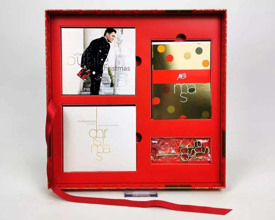 Michael Bublé Christmas 10th Anniversary Super Deluxe Box LP CD DVD NEU Limited - Bild 2 von 4