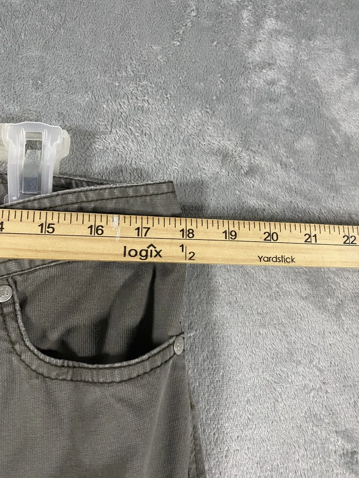 Pantalones para casa de muñecas para mujer 15 grises acampanados elásticos informales tiro medio Y2K retro grunge Foto 4 de 4