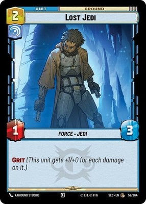 3X-Lost Jedi - Foil-SWU06-Secrets of Power-Star Wars Unlimited