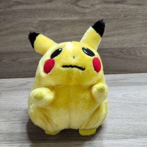 Nintendo Pokémon Pikachu 8” Plush Game Freak Fat Vintage 1999 Stuffed Animal Toy