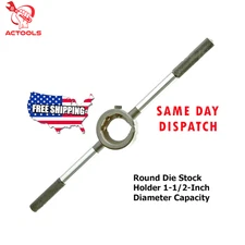 New Round Die Stock Holder Capacity 1-1/2 - Inch Diameter USA  ACTOOLS
