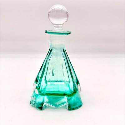 VTG Linea Sette Cristalleria Toscana Pyramid Perf Decanter Aqua Ball Stopper