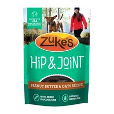 Zukes Hip Joint Support Soft Chews Peanut Butter Oats Flavor Training - 6oz