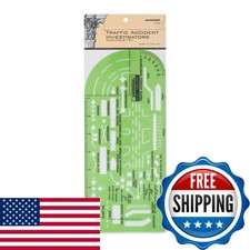 Rapidesign Traffic Accident Investigator Large-Size Template, 1 Each (R131)