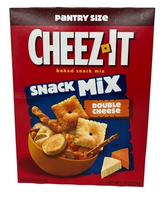 Cheez It Snack Mix Double Cheese Baked Snack Assortment 9.75 oz