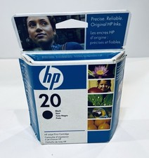 HP 20 Black Ink Cartridge C6614DN Brand New Exp 08/2010