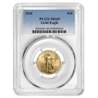 2024 $10 American Gold Eagle 1/4 oz PCGS MS69 Blue Label