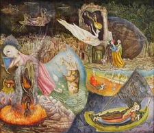 Leonora Carrington : The Distractions of Dagobert : Archival Art Print