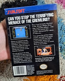 Gremlins 2 New Batch NES Complete With Manual And Styrofoam Insert. SEE DESC