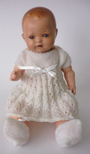 Antique German Hugo Wiegand  Bisque Head Composition Body 13 "/ 33 cm Doll