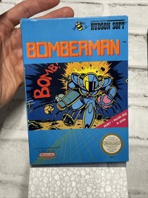 Bomberman NES Nintendo Entertainment System Tested Video Game & Box - No Manual