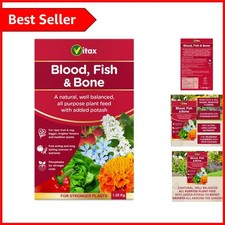 Organic Slow-Release Fertilizer 1.25kg - Ideal for Fruits, Veggies & Flowers 11.99 per kilo