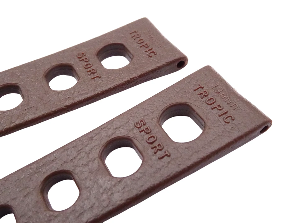 Bracelet Band Tropic Sport Marron (brown) 19mm Vintage (ref 23319) NOS - Photo 3/4