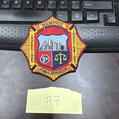 Memphis Tennessee TN Fire Prevention Patch Inspections Investigations Public Ed