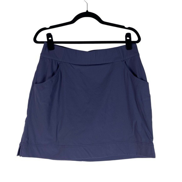 Columbia AK1074 Active Fit Omni-shield Skort Large Navy Blue