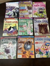 9 Vintage Aleene s Creative Living Magazine Lot 1990s Creative Crafts And More