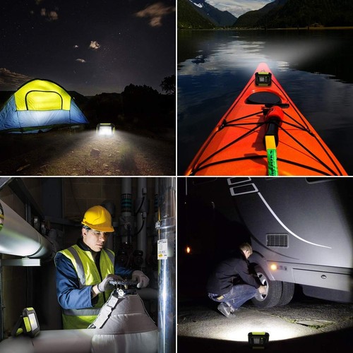 LE Faro LED Ricaricabile Lampada da Campeggio LED con Cavo USB 3 Modalità - Imagen 6 de 24
