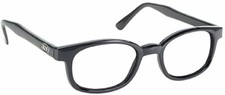 X - KD's Sunglasses Black Frames / Clear  Lens, Comes W/Free Pouch 