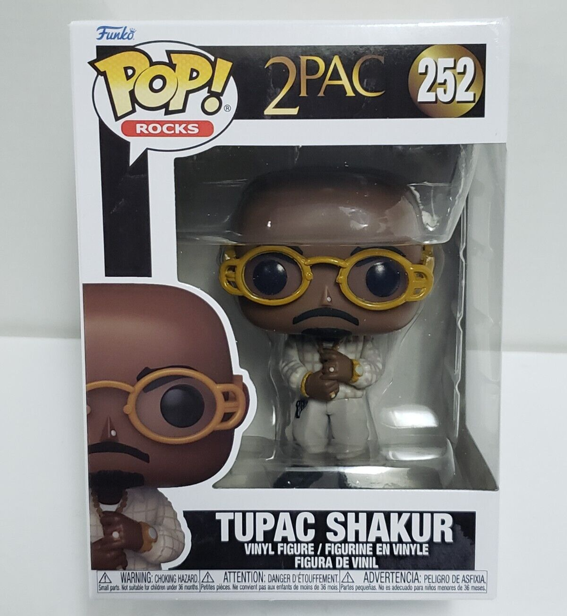 TUPAC SHAKUR - 2Pac Funko POP Rocks #252 Collectible Vinyl Figure