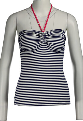 NEU! ENVIE FRAISE Damen Bikini Top Gr. XS blau weiß