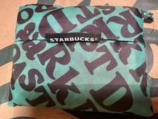 NWT Starbucks Recycled Reusable Tote Dark Green Dark Roast