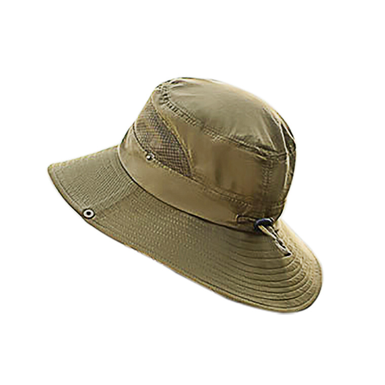Unisex Wide Brim Bucket Hat for Hunting Fishing Outdoor Sun Protection-image