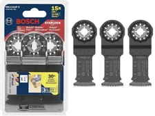 1 Brand New 3-Pack BOSCH OSL114JF-3 OSCILLATING CUTTING BLADES