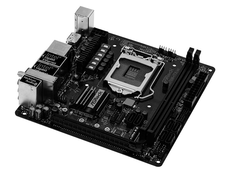 For ASROCK Z370M ITX AC motherboard LGA1151 2*DDR4 32G DP+HDMI M