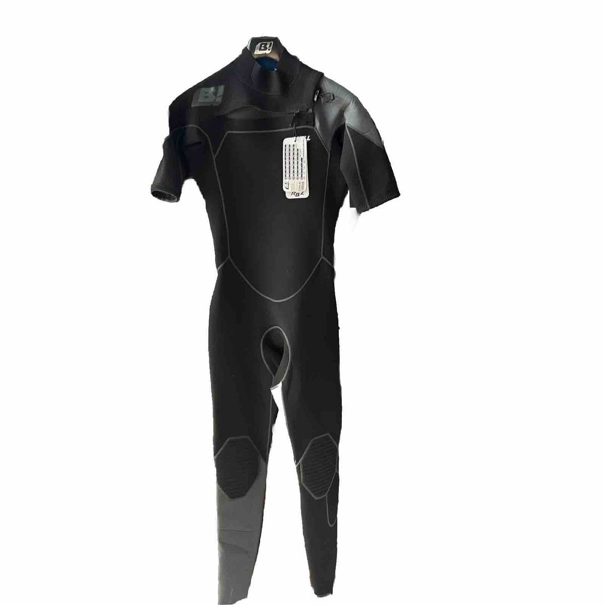 Buell Surf Men's Wetsuit RB2 3/2 MS Black Fullsuit | eBay